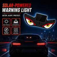 Neue Solar-Auto-Ambientebeleuchtung XVIEW RGB Dämonenauge Kabellose Antikollisions-Warnblitzleuchte IP67 Wasserdicht 12V Universelle Dekoration
