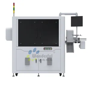 Impressão plástica de alta precisão e alta velocidade do sistema da máquina da inspeção da visão do tampão de garrafa com câmera inteligente