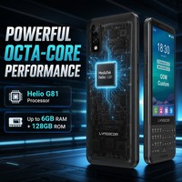 Teléfono Flip 4G VoLTE Desbloqueado con Teclado QWERTY, Doble Pantalla, Tipo-C, Teléfono Sencillo sin Internet, Seguro para Niños, Estudiantes, Personas Mayores, Judíos, Kosher