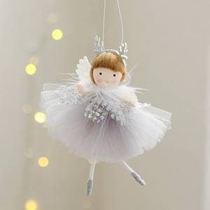 Ornements suspendus Fille Ange de Noël 2026, Pendentifs Poupées Ange pour Arbre de Noël, pour Fêtes de Noël et Nouvel An - Product Image 4