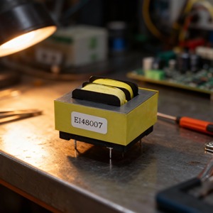 Transformator inti Ferrite elektrik daya AC Step up Down EE 12V 24V 220V kustom format SMPS frekuensi tinggi - Product Image 2