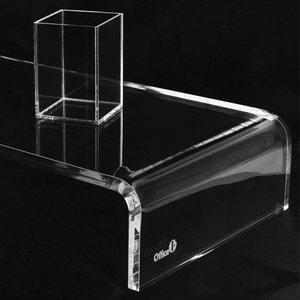 Acrylic Monitor Stand Monitor <strong>Riser</strong> Computer Stand <strong>Keyboard</strong> Storage Support Laptop <strong>Riser</strong>, Printer, TV Screen Stand - Product Image 2