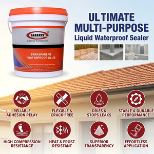 Revestimiento Impermeable <span class=keywords><strong>Transparente</strong></span> <span class=keywords><strong>para</strong></span> Azulejos de Pared Exterior, <span class=keywords><strong>Transparente</strong></span>, de un Solo Componente - Product Image 4