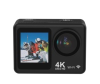 Cámara Deportiva Sumergible 4K a Prueba de Agua hasta 30m, Modelo Ausek D5Q, Pantalla de 2.0'', Gran Angular de 170°, Grabación de Video de 30fps y 1080p