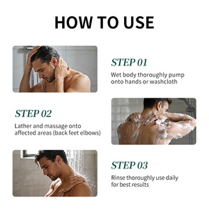 Gel de Ducha 100% Natural y Orgánico Antifúngico con Árbol de Té y Menta, Blanqueador, Anti-Picazón, Herbal y Refrescante para Adultos - Product Image 6