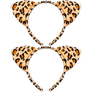 Hb095 थोक पशु थीम फैंसी हेडबैंड बाल वयस्क जिराफ तेंदुए हेयरबैंड जन्मदिन के लिए क्रिसमस कार्निवल पार्टी हेडबैंड - Product Image 3