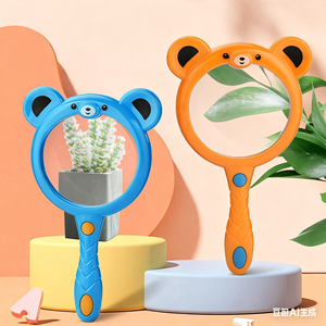 Lupa para niños de dibujos animados, experimento de ciencia y educación para estudiantes, juguete de exploración de observación de animales y plantas - Product Image 1