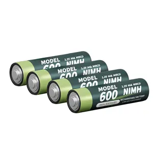 Ansmann very low self-discharge nimh aaa 550mah 1.2v aaa rechargeable battery for solar light AAA Batteries 4pcs