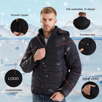 Veste Doudoune Chauffante Électrique Personnalisée en Gros pour Femmes et Hommes, Rechargeable, en Stock