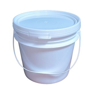 <b>Plastic</b> <b>Drum</b> 4L Round Milky White Food Grade Chemical Storage Container Eco Friendly 100 Pure Material Capacity 4L - Product Image 1