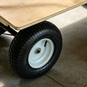 <span class=keywords><strong>Chariot</strong></span> en bois à quatre roues TC4211G, capacité de 300 kg, <span class=keywords><strong>chariot</strong></span> utilitaire robuste pour le <span class=keywords><strong>jardin</strong></span>, pour le transport en extérieur - Product Image 3