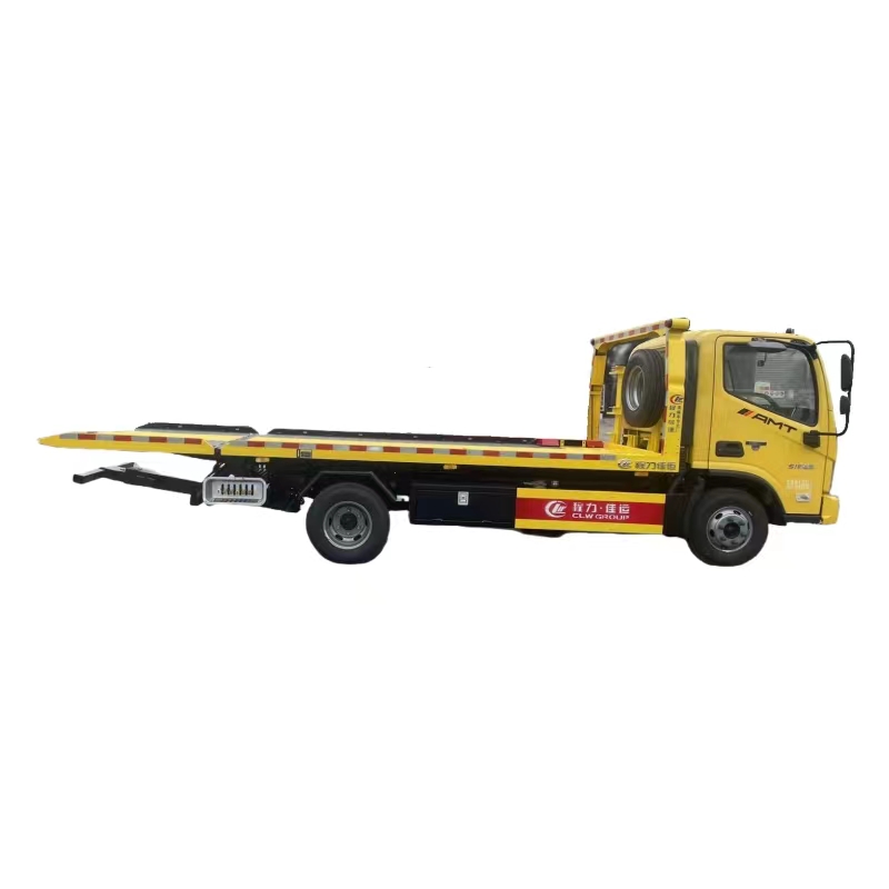 Foton 4X2 4ton 1-к-2, откат, бортовой колесный подъемник, эвакуатор, грузовой автомобиль класса люкс, транспортировка, шоссе, аварийная машина