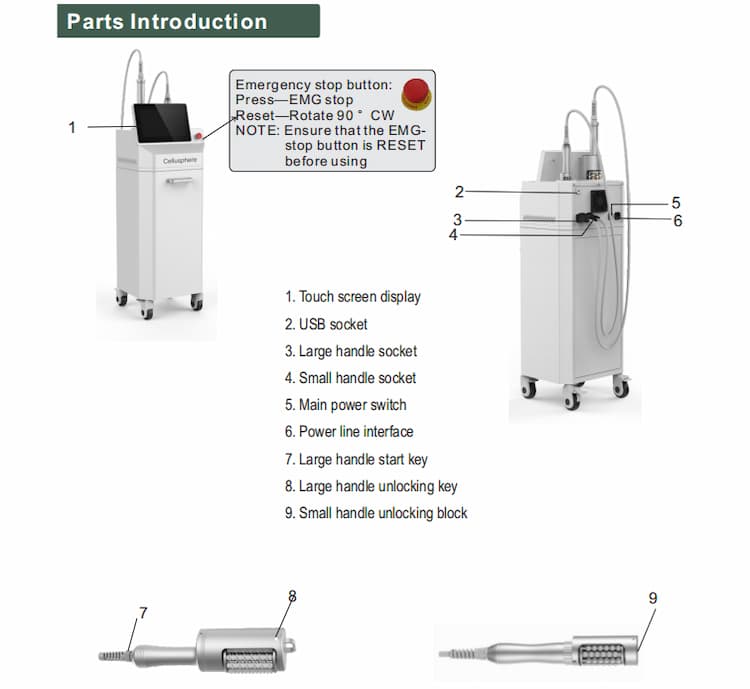 Professional Cellusphere Inner Ball Therapy Roller Body Contouring Roller Weight Loss Fat Removal Slimming Machine
