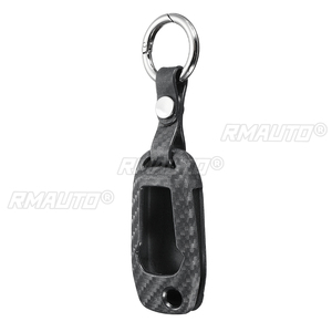 Housse de clé de voiture en fibre de carbone pour Ford Fiesta/Focus 3 4 Mondeo Ecosport Kuga Focus ST C-max/fusion - Product Image 5