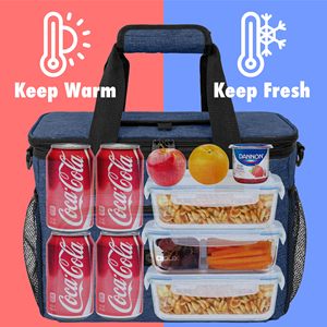 Conception personnalisée <span class=keywords><strong>sac</strong></span> <span class=keywords><strong>isotherme</strong></span> maintien au froid ou au chaud isolation feuille d'aluminium doublure étanche préparation de <span class=keywords><strong>repas</strong></span> sacs isothermes - Product Image 3