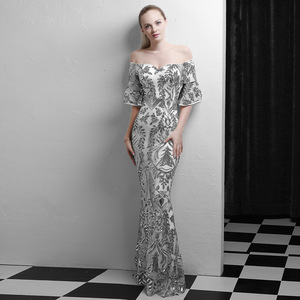 Court Style longue minceur fête annuelle discothèque fête robe <span class=keywords><strong>de</strong></span> mariée robe <span class=keywords><strong>de</strong></span> soirée pour les femmes - Product Image 6