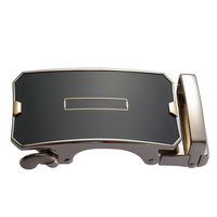 Nouvelle boucle de ceinture automatique pour homme en alliage de zinc, logo personnalisé LY36-21861