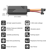 Traceur GPS mondial pour véhicules J16 4G+2G, protocole GT06, GPS+GPRS+GSM, voiture, moto, coupure moteur à distance, plateforme gratuite