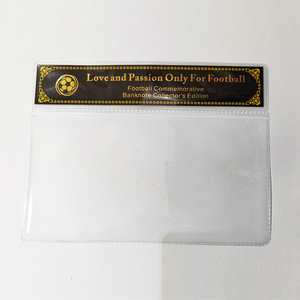 Billet de banque commémoratif plaqué or 24 carats de 100 dollars, collection souvenir pour fans de stars du football - Product Image 6