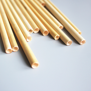 100% <strong>Bamboo</strong> Disposable Straws Individually Paper Wrapped 6.3/7/8/9/12mm Diameter Drinking Straws For Restaurants - Product Image 6