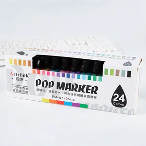 Kwaliteit Inkt 25Ml Pop Permanente Marker Pen Fles Refill Inkt Marker Pen Inkt Voor Navulbare Marker