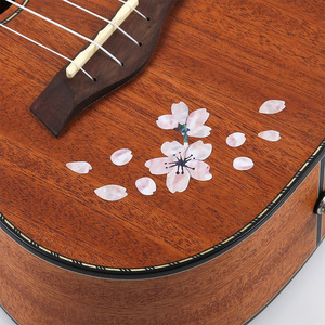 Panneau décoratif en plastique pour guitare acoustique, design fleur de cerisier, pour corps de guitare - Product Image 3