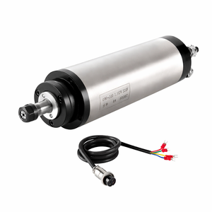 High Performance 80mm 1.5KW ER11 Water Cooled Spindle Motor 110V/220V/380V for Drilling CNC Router Machine <b>Tool</b> Spindle - Product Image 1