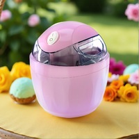 Machine à glace automatique mini DIY, sorbetière et yaourtière glacée à congélation rapide, machine à desserts domestique à un bouton