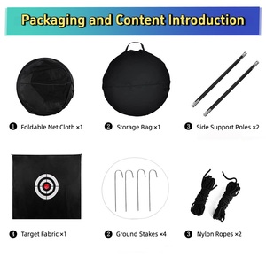 Red de Práctica de Golf Portátil, Red de Golpeo de Golf para Interiores y Exteriores con Objetivo para Práctica de Golf en el Patio Trasero - Product Image 6