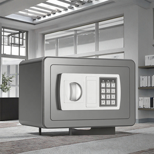 خزانة حائط صغيرة 17 E من الفولاذ تصنعها بنفسك مع حل رقمي لتخزين الأموال والوصول إلى المفاتيح يعمل بالبطارية للفنادق - Product Image 3