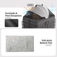Panier de vélo arrière carré de style nouveau, lit pour animaux de compagnie, respirant, imperméable, multifonctionnel, transporteur portable pour animaux de compagnie, accessoires pour vélo, chat, chien