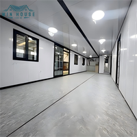 Casa Container Prefabbricata Espandibile 20Ft 40Ft, Villa Portatile per Cortile, Moderna Granny Flat