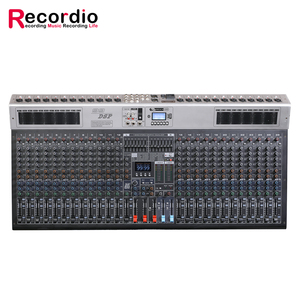 <span class=keywords><strong>Console</strong></span> de <span class=keywords><strong>mixage</strong></span> professionnelle personnalisée à 26 canaux avec double processeur DSP 99, construction en métal et plastique, contrôleur audio de qualité supérieure - Product Image 1