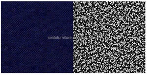 スタッカブル金属黒鋼鉄パッド入り教会用椅子 - Product Image 5