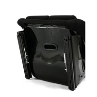Bestickte Wildleder-Schalensitze Maßgefertigtes Material Schwarz Rot Autositze Rennsport Universal