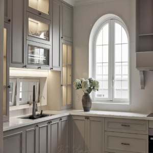 Armoires de cuisine au design moderne, petite conception, armoire de cuisine en bois massif, classique - Product Image 6