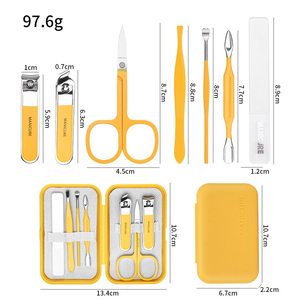 Vente en gros - Ensemble <span class=keywords><strong>de</strong></span> coupe-ongles <span class=keywords><strong>professionnel</strong></span> 7 en 1 - <span class=keywords><strong>Kit</strong></span> <span class=keywords><strong>de</strong></span> <span class=keywords><strong>manucure</strong></span> <span class=keywords><strong>de</strong></span> haute qualité - Acier inoxydable - Boîte en carton pour l'<span class=keywords><strong>art</strong></span> des ongles - Product Image 4