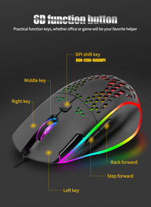 G903 ماوس سلكي ماوس للألعاب ماوس سلكي يعرّف ماكرو الألعاب خفيف الوزن ماوس مضيء RGB - Product Image 6