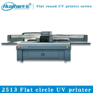 Huahongping round UV printer cylindrical flat UV flatbed printer lipstick tube mouth red cover UV printing machine