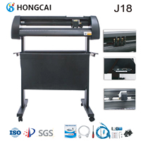 Plotter de Corte de Vinilo Automático HONGCAI 720/870/1350mm, Cortador de Vinilos con Contorno Automático y Combo de Prensa de Calor para Creación de Letreros