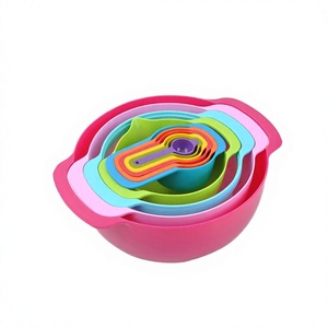 Juego de Tazas y Cucharas Medidoras Apilables de Plástico PP de Grado Alimenticio, Coloridas, 6 Piezas, <span class=keywords><strong>1</strong></span>/<span class=keywords><strong>4</strong></span> de <span class=keywords><strong>Taza</strong></span>, Utensilios de Cocina para Hornear - Product Image 4