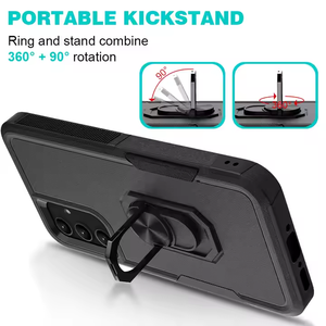 Coque de téléphone portable double couche armure hybride pour <span class=keywords><strong>Samsung</strong></span> S25Ultra S24 S23 <span class=keywords><strong>support</strong></span> de béquille A16 A26 A36 A56 couverture de téléphone - Product Image 3