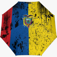 Paraguas Plegable Automático Personalizado con Temática Nacional, Compra al por Mayor en Ecuador, Económico y en Grandes Cantidades