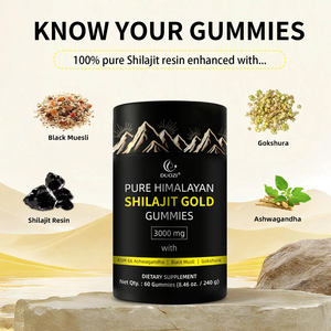 OEM DUOZI Gummies au Shilajit Or de l'Himalaya Soutien Énergétique 3000mg, Ashwagandha Pur, Complément Alimentaire pour Adultes - Product Image 4