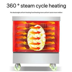 Machine à Cuire à la Vapeur Automatique 8, 10, 12, 24 Plateaux, Ronde, pour Nouilles, Aliments, Gaz, Électrique, <span class=keywords><strong>Momo</strong></span>, Buns, Dumplings, Riz - Product Image 4