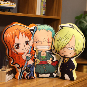 <span class=keywords><strong>Almohada</strong></span> Decorativa <span class=keywords><strong>de</strong></span> Personajes <span class=keywords><strong>de</strong></span> One Piece - Representa a Monkey D. <span class=keywords><strong>Luffy</strong></span> y Chao Pan con un Patrón Alienígena - Funda <span class=keywords><strong>de</strong></span> <span class=keywords><strong>Almohada</strong></span> 3D - Product Image 3