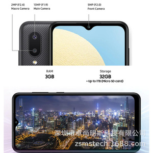 <span class=keywords><strong>Samsung</strong></span> <span class=keywords><strong>Galaxy</strong></span> A02 3GB RAM 32GB ROM Octa <span class=keywords><strong>Core</strong></span> Smartphone 4G da 5.7 Pollici Colore Nero Blu - Product Image 2
