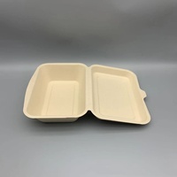 Trendz Jetable Écologique Bento to Go Conteneur Alimentaire Salade De Fruits Hamburger Gâteau Emballage Canne À Sucre Bagasse Boîte À Lunch