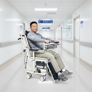 Chaise élévatrice hydraulique robuste <span class=keywords><strong>pour</strong></span> patient avec dossier - Équipement de sécurité <span class=keywords><strong>pour</strong></span> la salle de bain des <span class=keywords><strong>personnes</strong></span> <span class=keywords><strong>âgées</strong></span> et handicapées - Product Image 5