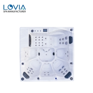 Jacuzzi Exterior Moderno Personalizado al por Mayor, Bañera de Hidromasaje Acrílica Lista para Usar - Product Image 3